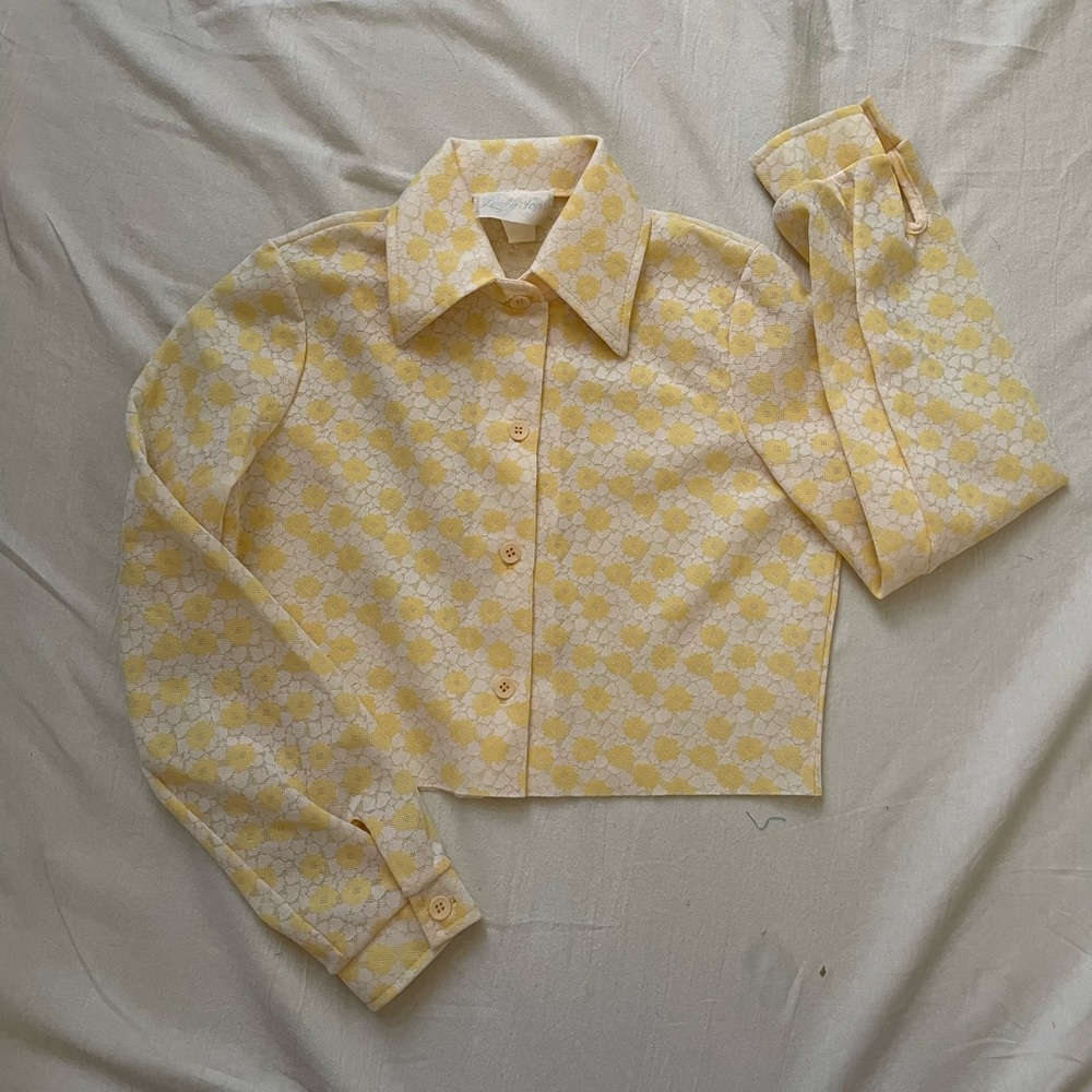 Vintage floral blouse